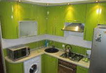 Дизайн зеленой кухни (реальные фото)