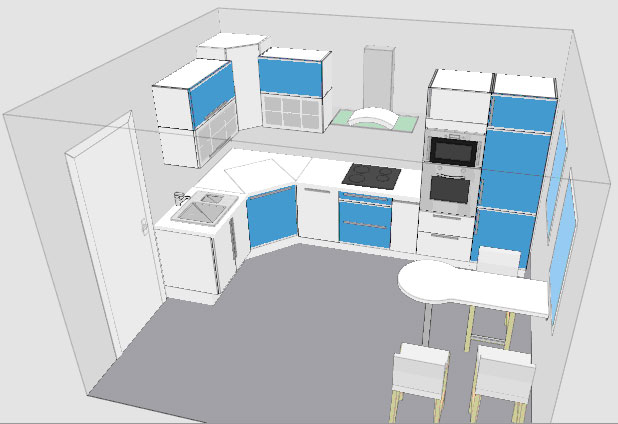 Как самому сделать проект кухни на компьютере самому