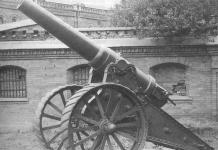Historia e zhvillimit të artilerisë detare Artileria fushore ruse e shekullit të 19-të